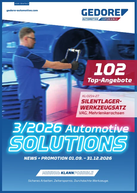 Originaltitelbild GEDORE Automotive SOLUTIONS 3/2026