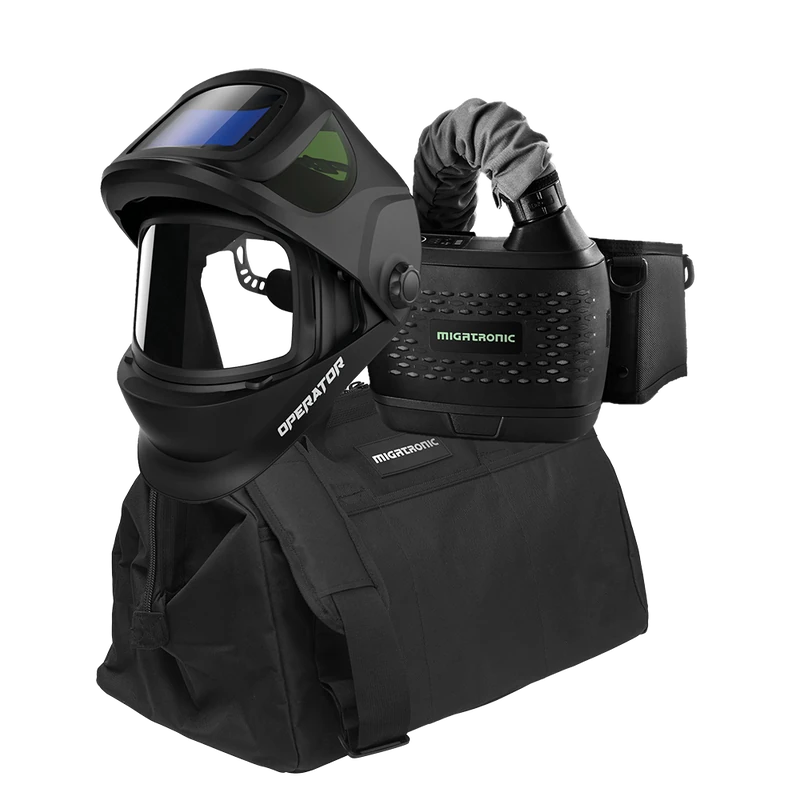 Migatronic Operator Flip-up PAPR Komplettset Midnight Black, Artikel 82920113