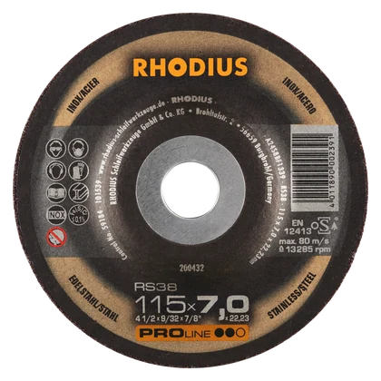 RHODIUS RS38 Schruppscheibe